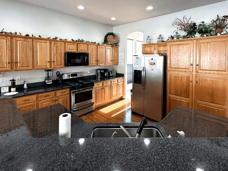 Carson river home kitchen