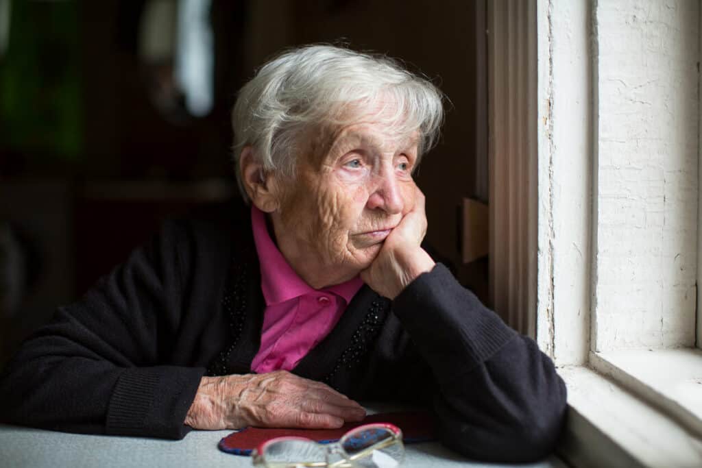 older people can often feel lonely in their homes without a care companion