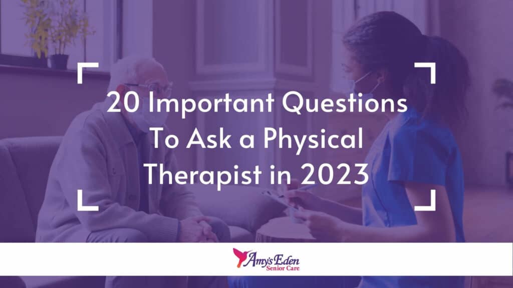 questions to ask a physical therapist