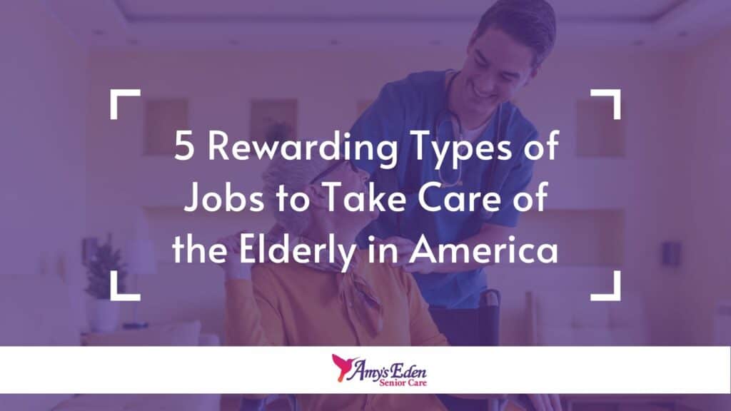 job to take care of elderly