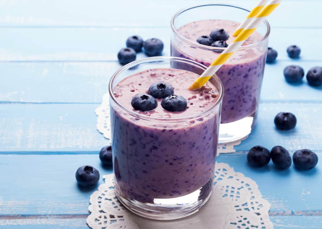 healthy superfood recipes | blueberry smoothie for breakfast