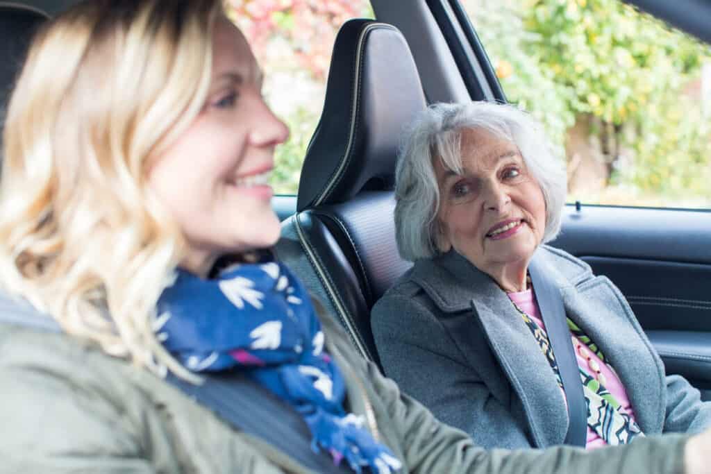 driving mom to best workout for 60-year-old woman sessions