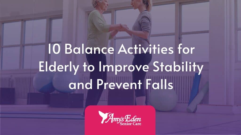 balance activities for elderly