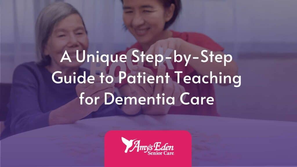 patient teaching for dementia