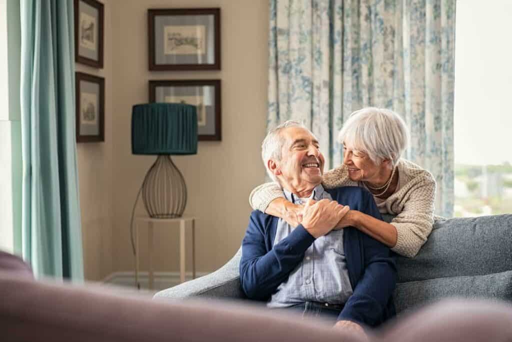 Memory care Carson City - happy senior couple.