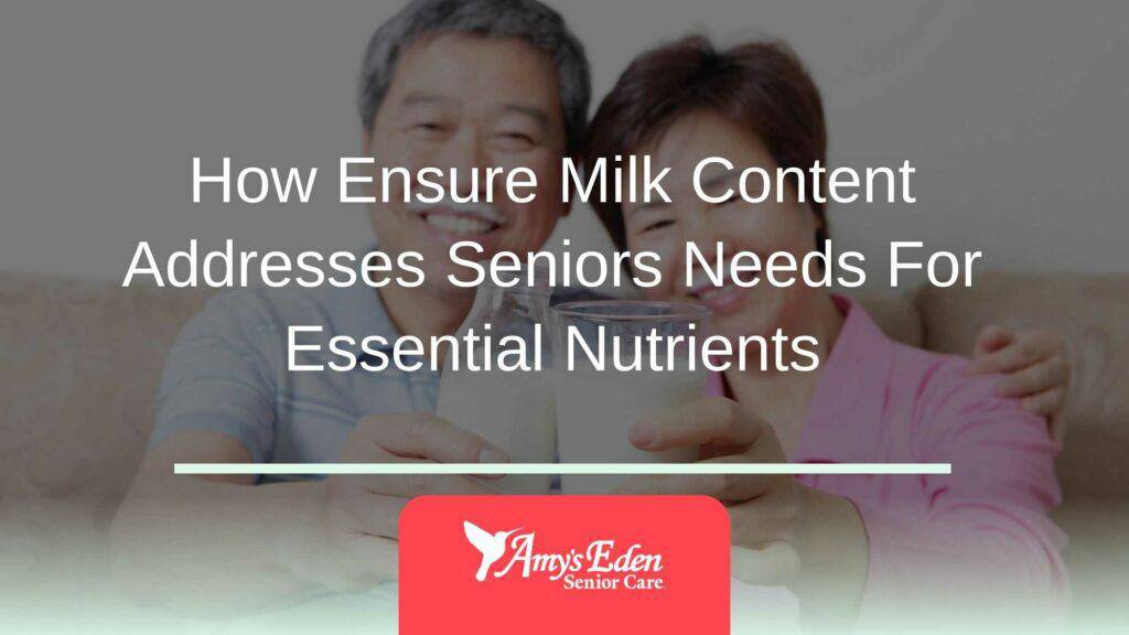 ensure milk