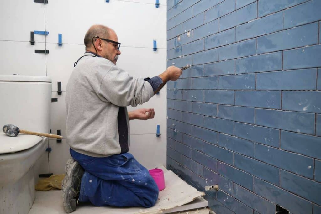 installing a secure shower standing handle