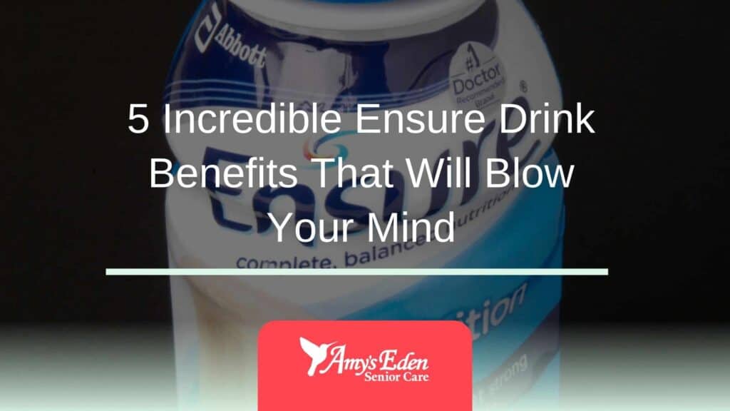 ensure drink benefits