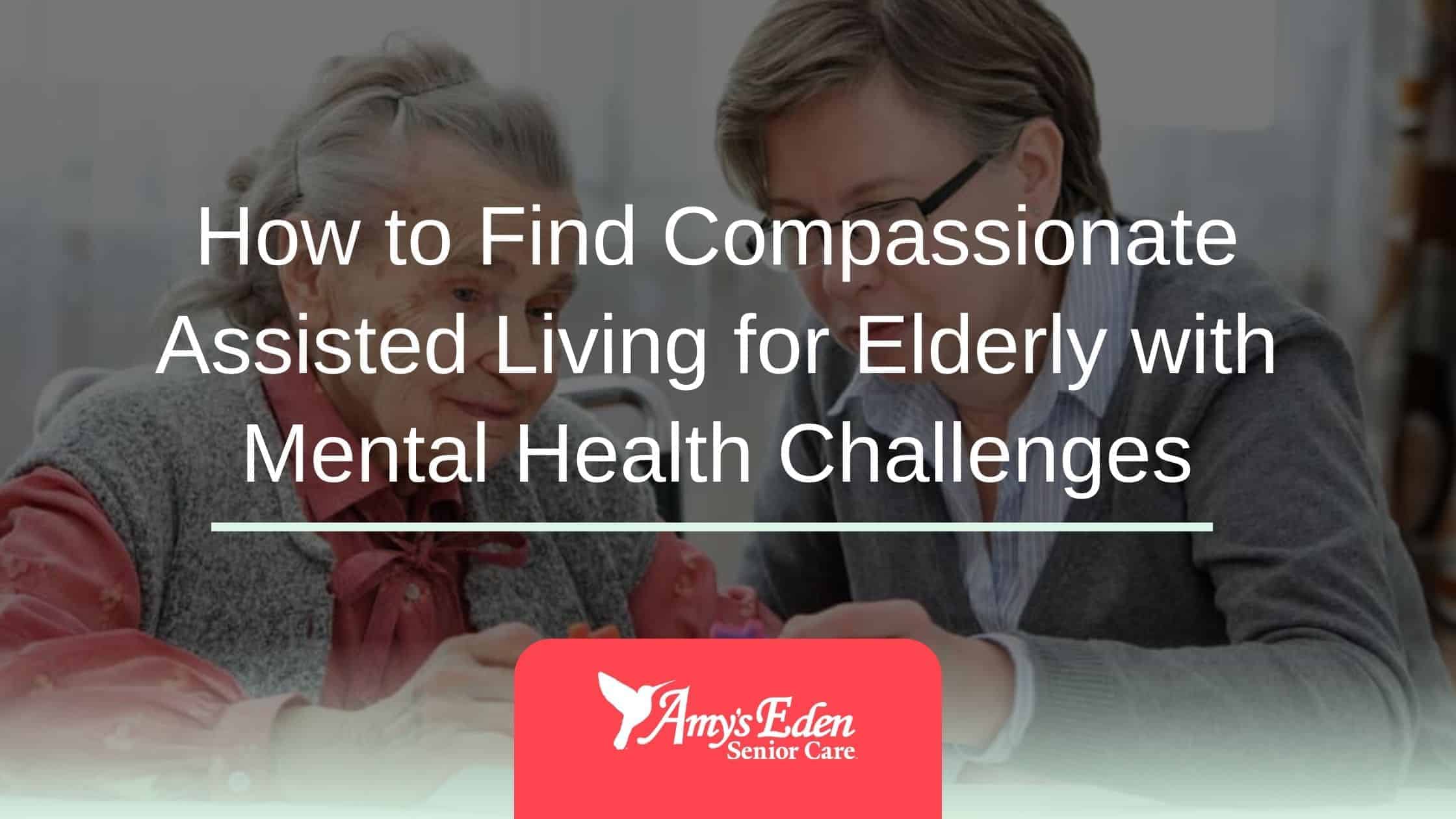 assisted living for mentally ill