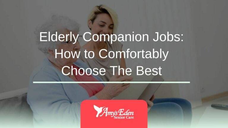 Elderly Companion Jobs: How to Comfortably Choose The Best