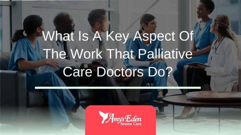 What Is A Key Aspect Of The Work That Palliative Care Doctors Do?