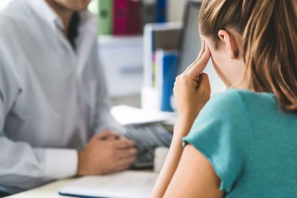 Female caregiver in stress - caregiver jobs