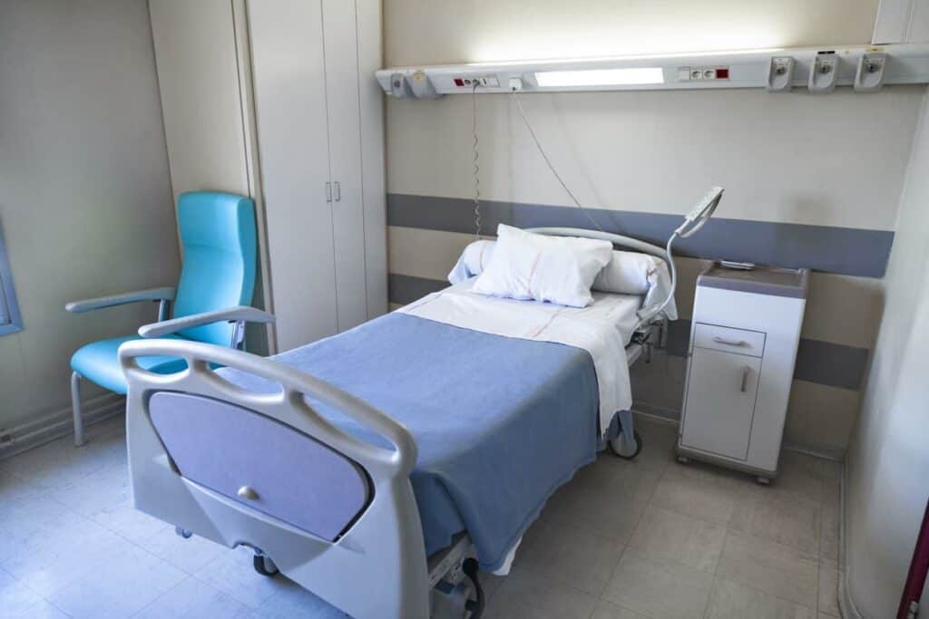 contact your hospice team about the availability of a hospital bed