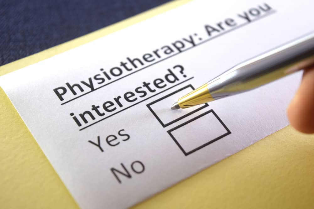 Physiotherapy questionnaire