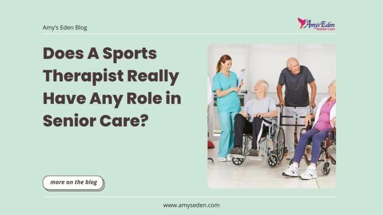 Does A Sports Therapist Really Have Any Role in Senior Care?
