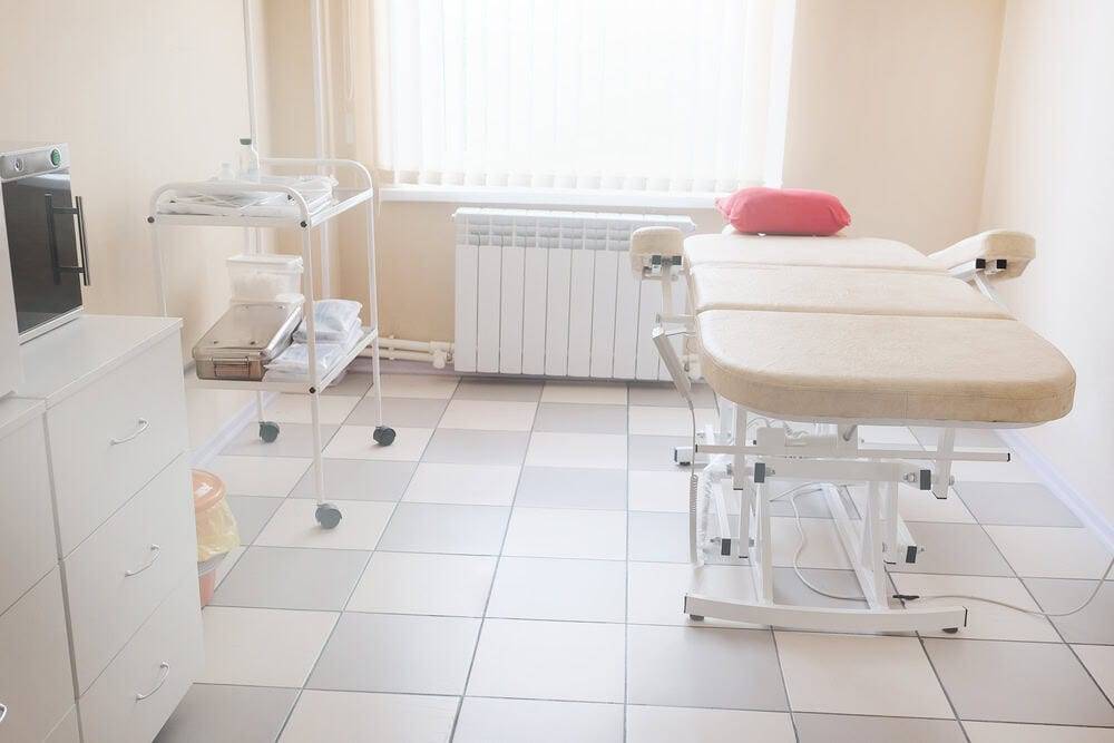 a room for physical rehabilitation in a clinic