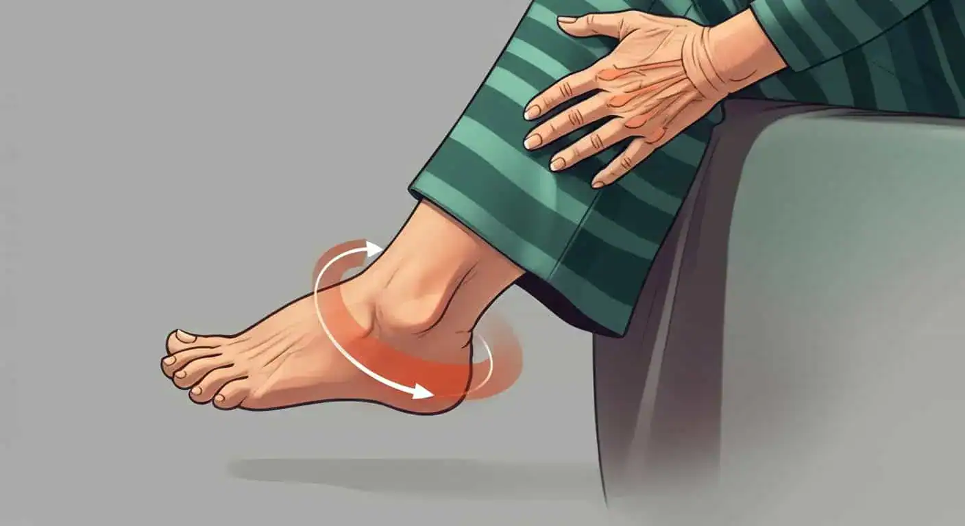 Ankle Rotations - Seated Hamstring Stretch 