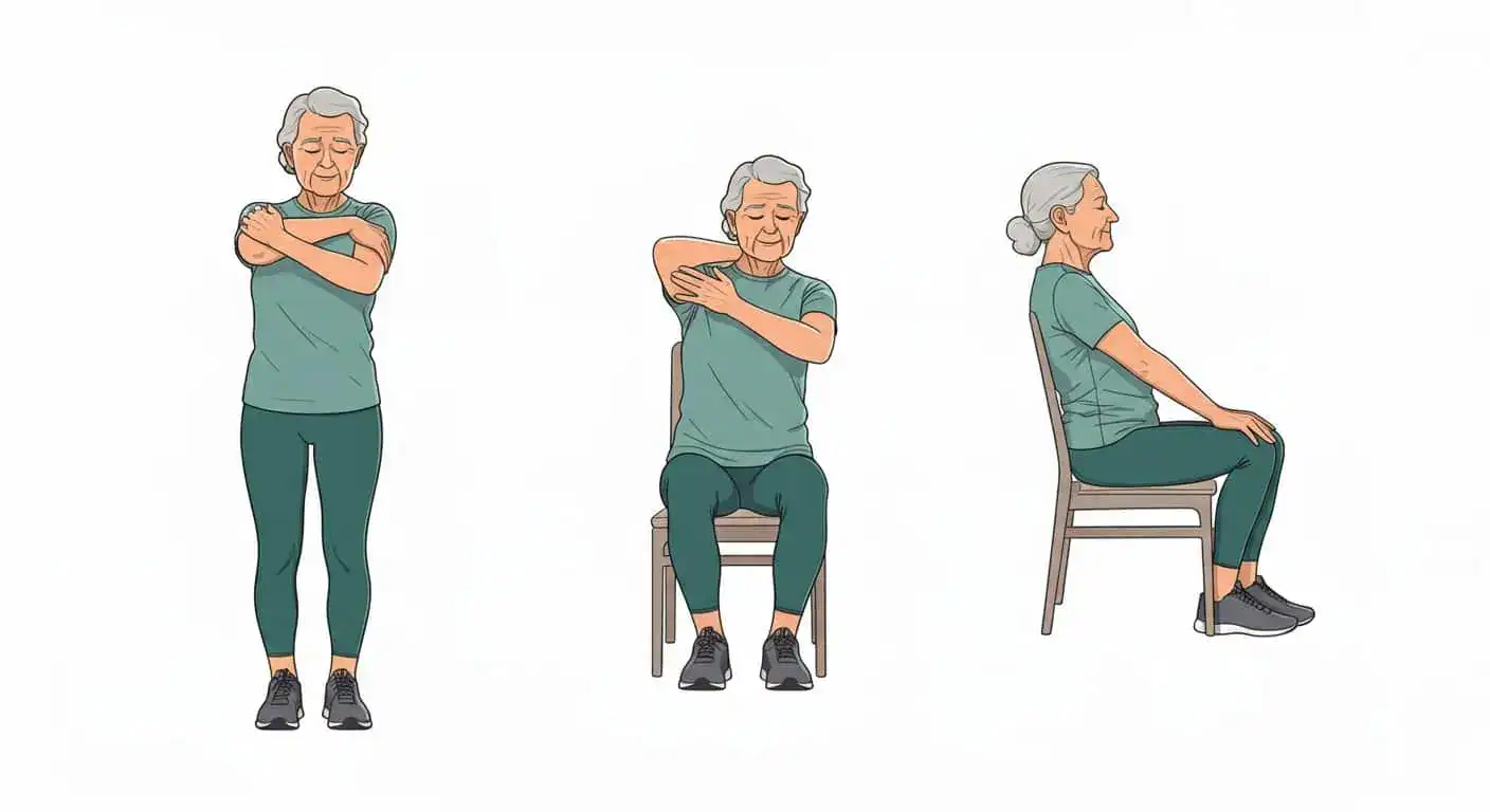 cooling down - senior exercises at home 